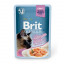 Консервы филе лосося в соусе Brit Premium Cat pouch для стерилизованных кошек, 85 г фото