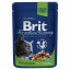 Консервы с курицей Brit Premium Cat Pouch  для стерилизованных кошек, 100г фото