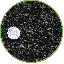 Грунт для аквариума Nechay ZOO черный мелкий 2кг. (2-5мм) фото