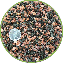Грунт для аквариума Nechay ZOO черно-розовый мелкий 2кг. (2-5мм) фото