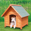 Будка для собак Trixie "Natura" с покатой крышей, из дерева фото