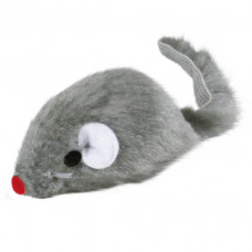 Игрушка для кошки Trixie мышка звенящая серая 5см