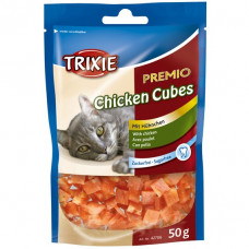 Лакомство куриные кубики для кошек Trixie PREMIO Chicken Cubes, 50г