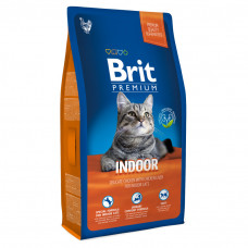 Сухой корм Brit Premium Cat Indoor для кошек, живущих в помещении