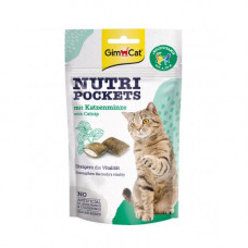 Деликатесы GimCat Nutri Pockets, с кошачьей мятой и мультивитамином, 60г 